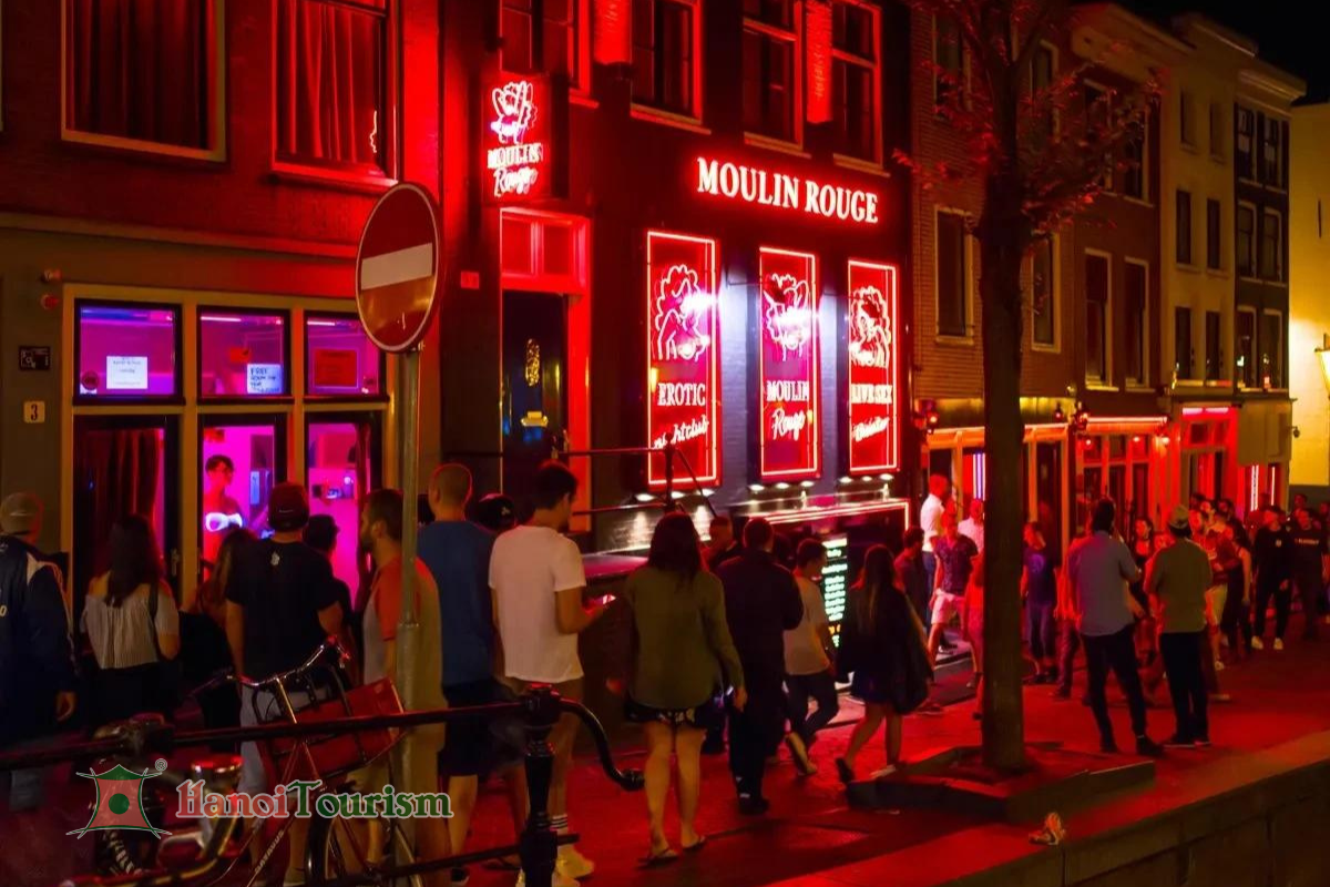 Khu phố đèn đỏ Red Light district - Amsterdam - Hà Lan