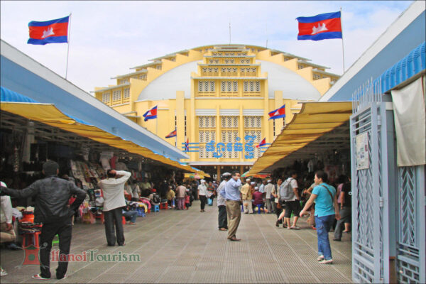 Chợ Lớn Mới Phnom Penh (Phsar Thmey) - Campuchia