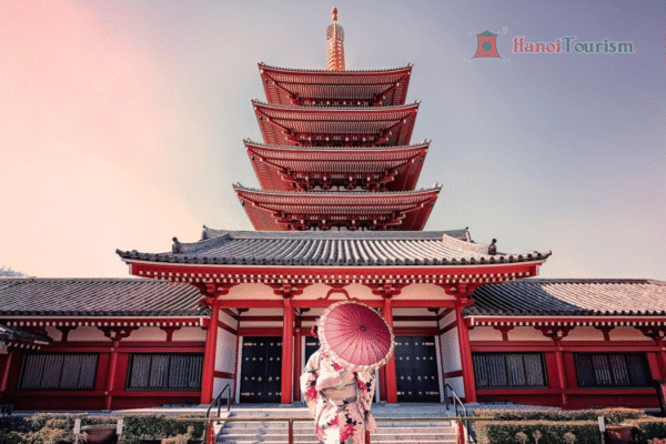 Chùa Asakusa Kannon (Sensoji) - Nhật Bản
