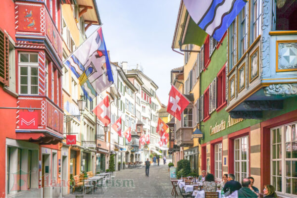 Khu phố Bahnhofstrasse - Zurich - Thụy Sỹ