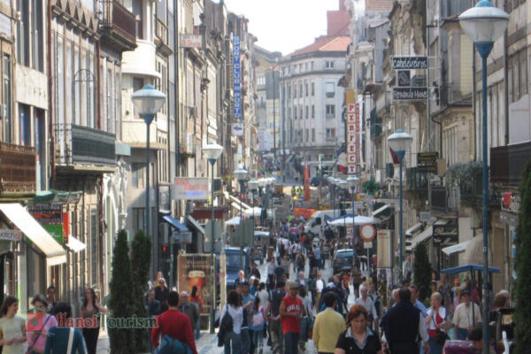 Phố đi bộ Rua de Santa Catarina – Porto- Bồ Đào Nha