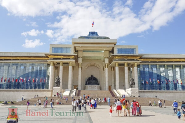 Quảng trường Sukhbaatar - mông cổ
