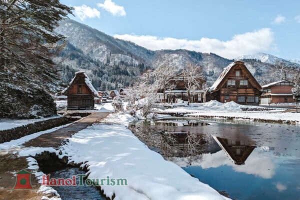 Làng cổ Shirakawa-go - Nhật Bản - Mùa đông