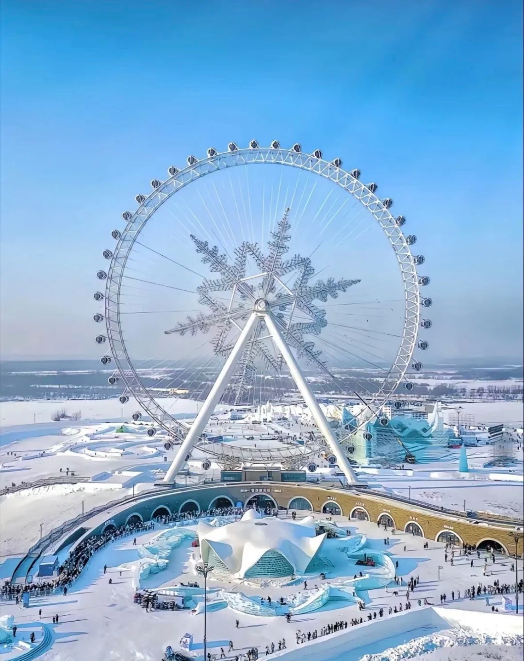 Cáp Nhĩ Tân mùa tuyết 6