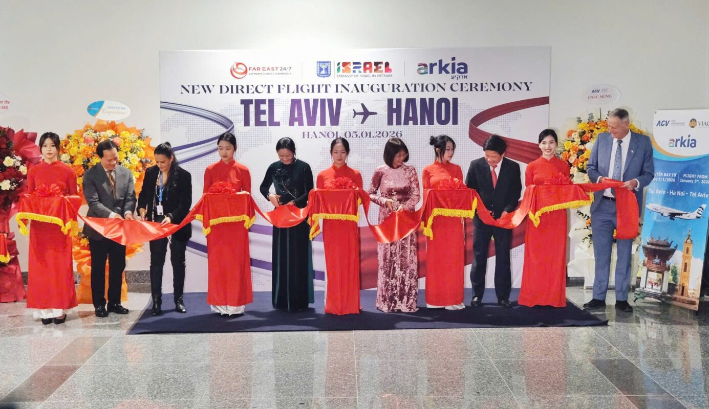 Mở đường bay thẳng VN - Israel