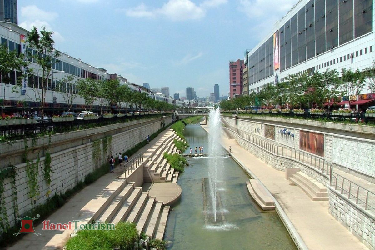 Suối nhân tạo Cheng-gye - Jeju - Hàn Quốc