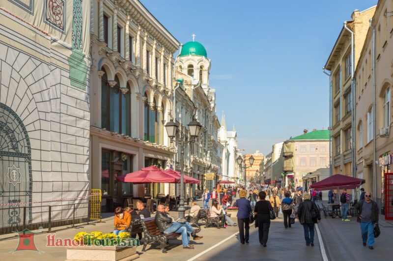 Phố đi bộ Nikolskaya - Mosco - Nga