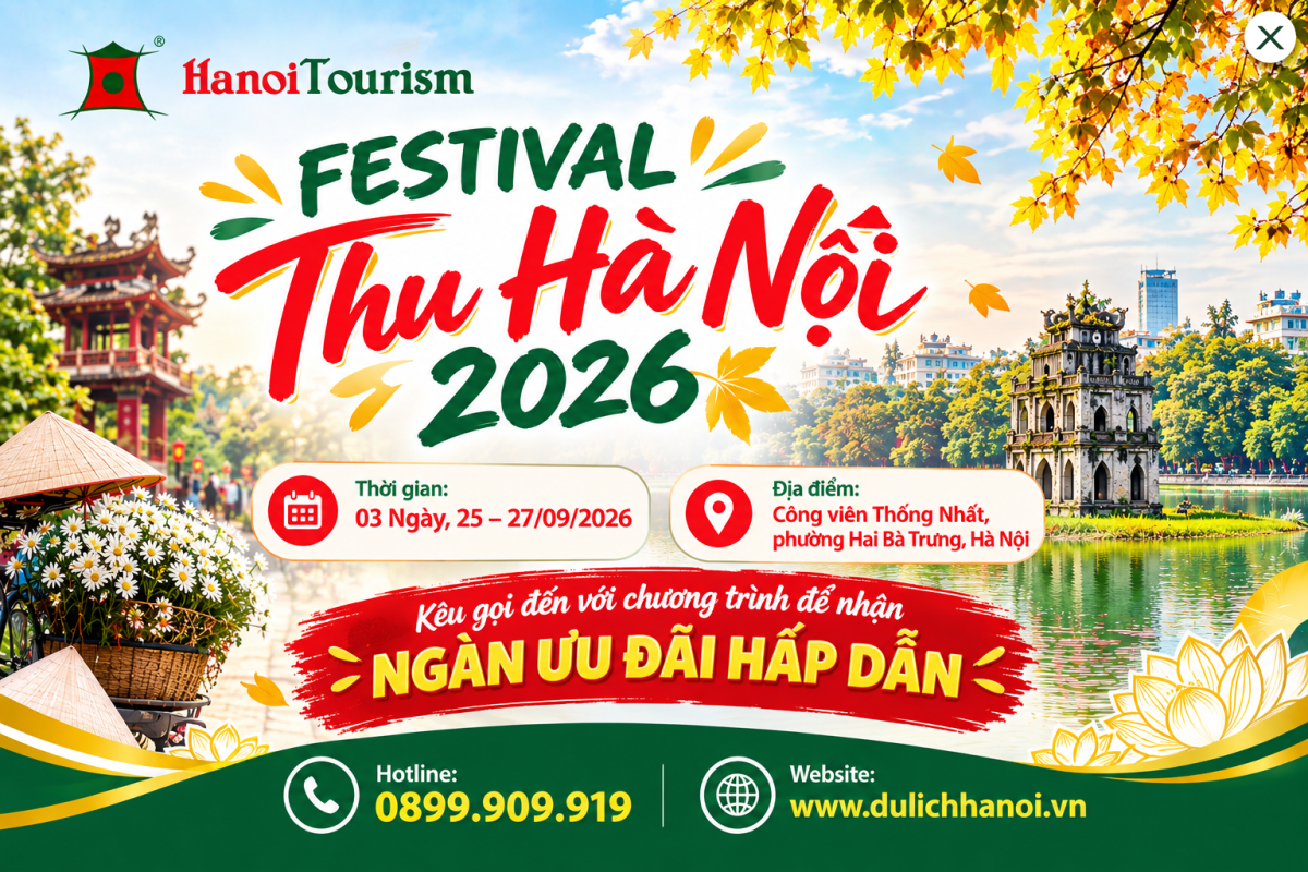 BANNER FESTIVAL THU HÀ NỘI 2026